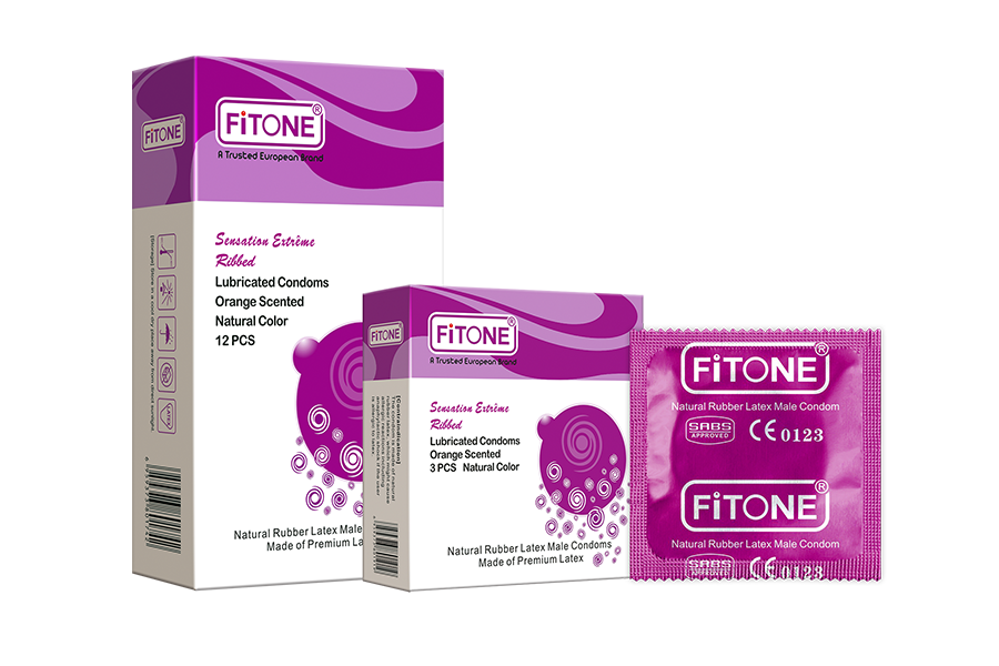 FITONE Senation واقي ذكري مضلع للغاية